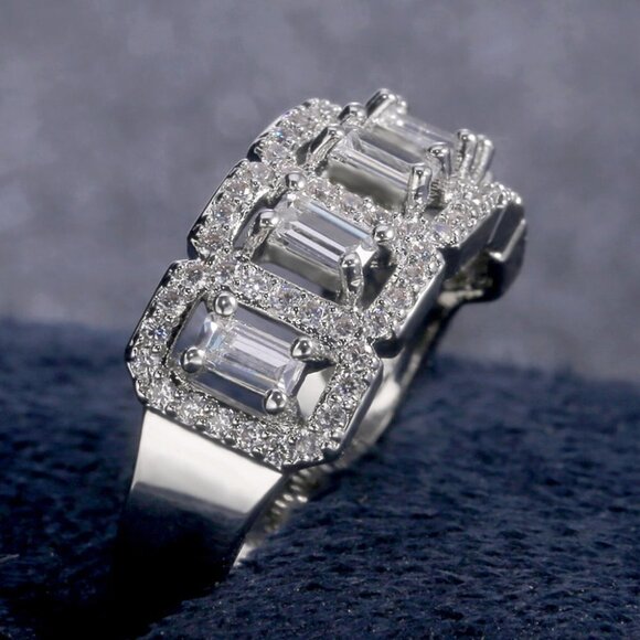 🍂  Luxury Designs High Quality CZ Diamond Ring for Women, FB16FA1128 - Picture 3 of 6